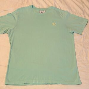Adidas Men's Mint Green Short Sleeve Tee